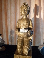 Goldener buddha statue gebraucht kaufen  Berlin