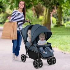 Double pushchair adjustable for sale  IPSWICH