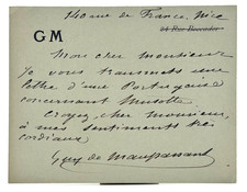 Guy maupassant carte d'occasion Guy maupassant carte d'occasion  Paris X