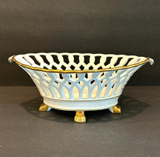 Tigela cesta reticulada de porcelana portuguesa vintage VISTA ALEGRE, usado comprar usado  Enviando para Brazil