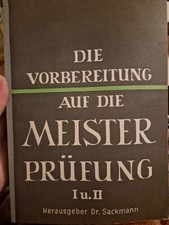 Sackmann vorbereitung meisterp gebraucht kaufen  Altena