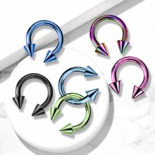 Steel horseshoe piercing for sale  UK