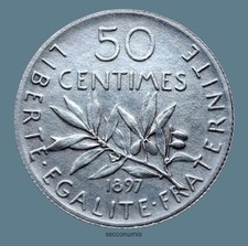 Centimes semeuse 1897 d'occasion  Grenoble-