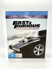 Fast & Furious 8-Movie Extreme Action Edition Blu Ray, DVD 2017 UV MUITO BOM ESTADO, Região 4 comprar usado  Enviando para Brazil
