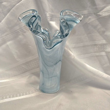 Murano vase blue for sale  Alma