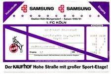 Ticket köln eintracht gebraucht kaufen  Nideggen