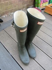 Hunter size wellingtons for sale  RUGBY