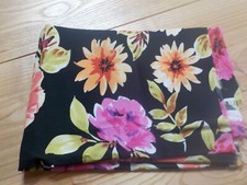 Stoff viskose blumen gebraucht kaufen  Murnau a.Staffelsee