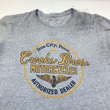 Camiseta LUCKY BRAND JEANS Crooks Bros Motorcycles Iron City Penn Tamanho Masculina G comprar usado Camiseta LUCKY BRAND JEANS Crooks Bros Motorcycles Iron City Penn Tamanho Masculina G comprar usado  Enviando para Brazil