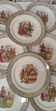 Assiettes plates décor d'occasion  Concarneau