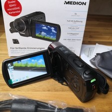 Poręczna kamera, Medion Life MD 86641, ekran dotykowy, Full HD, kamera wideo na sprzedaż Poręczna kamera, Medion Life MD 86641, ekran dotykowy, Full HD, kamera wideo na sprzedaż  Wysyłka do Poland