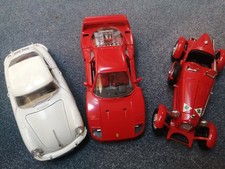Burago 1:18 3 modele Alfa Romeo Monza Porsche 356 Ferrari F40 , używany na sprzedaż  Wysyłka do Poland