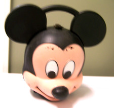 Lancheira Vintage Disney Mickey Mouse Cabeça Aladdin EUA ~ Sem garrafa térmica comprar usado  Enviando para Brazil