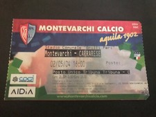 Montevarchi carrarese bigliett usato  Pistoia