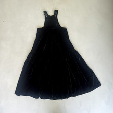 Vestido Dungaree Free People de veludo em camadas. Preto. XS. comprar usado  Enviando para Brazil