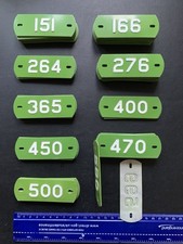 Metal embossed tag for sale  BEDFORD