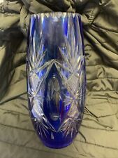 Vase cristal taillé d'occasion  Diemeringen