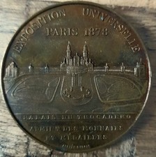 Medaille bronze exposition d'occasion  Tourcoing