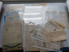 Lot factures anciennes d'occasion  Grenoble-