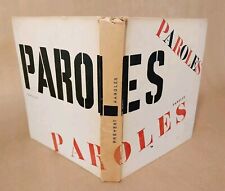 Paroles jacques prevert d'occasion  Champigny-sur-Marne