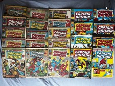 Captain britain comics for sale  HAYLE