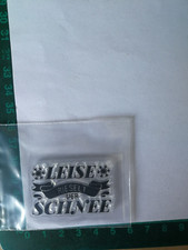Clearstamps leise rieselt gebraucht kaufen  Deutschland