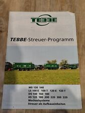 Tebbe streuer programm gebraucht kaufen  Spraitbach
