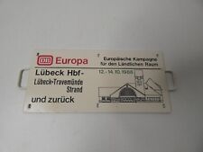 Europa mini zuglaufschild gebraucht kaufen  Zeven