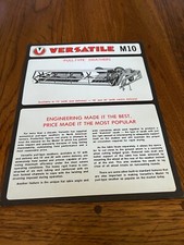 Versatile m10 swather for sale  Berlin