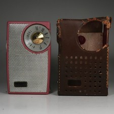 Rzadki tranzystor vintage Electra - 6 kieszonkowe radio z etui, używany na sprzedaż  Wysyłka do Poland
