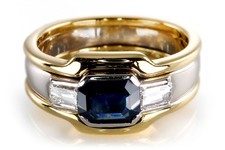 Ring saphir diamanten gebraucht kaufen  Düsseldorf