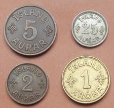 Iceland. aurar one for sale  WITNEY