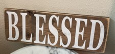 Blessed wooden sign for sale  Houston