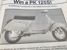 Vespa pk125s scooter for sale Vespa pk125s scooter for sale  BRIGHTON