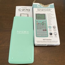 Calculadora científica C-270 estudantes universitários e do ensino médio com funções gráficas comprar usado  Enviando para Brazil
