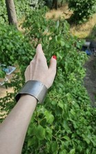Bracelet manchette argent d'occasion  Fontenay-le-Comte