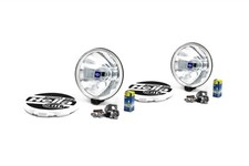 Usado, Conjunto de 2 holofotes Hella Comet 500 lâmpadas de direção com kit de montagem de lâmpadas de cobertura comprar usado  Enviando para Brazil