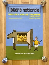 Affiche originale loterie d'occasion  Saint-Germain-en-Laye