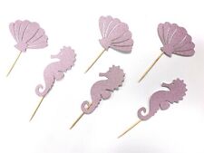 Mermaid cupcake toppers for sale  KIRKCALDY