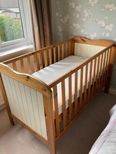 Wood cot bed for sale  MELTON MOWBRAY