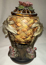Lidded pedestal vase for sale  Greenville