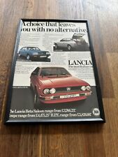 Framed original lancia for sale  WIGAN