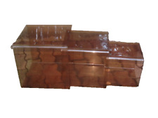 Vintage smoked plexiglass d'occasion  Expédié en Belgium