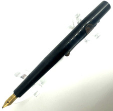Caneta-tinteiro vintage década de 1920 Aikin Lambert Capitol armário 14k nova na caixa borracha dura preta comprar usado  Enviando para Brazil