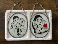Pierrot glasbilder wanddeko gebraucht kaufen  Wört