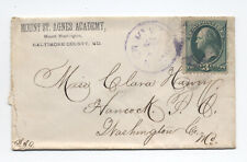 1870s Mt. Capa para notas Washington MD 3ct Mount St. Agnes Academy [h.5914] comprar usado  Enviando para Brazil