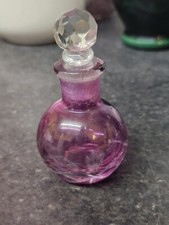 Purple glass perfume for sale  KIDWELLY