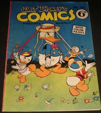 WALT DISNEY'S COMIC #32 DONALD DUCK 1940s Era de Ouro comprar usado  Enviando para Brazil
