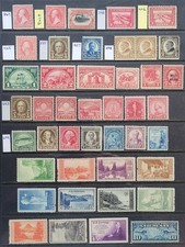 MS-44 SELLOS DE ESTADOS UNIDOS COLECCIÓN CON BISAGRAS COMO NUEVOS 1901-1938 CV $148 80121 segunda mano  Embacar hacia Mexico