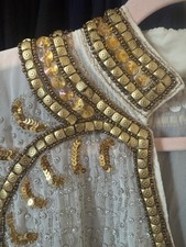Kaftan dubai embroided for sale  LONDON